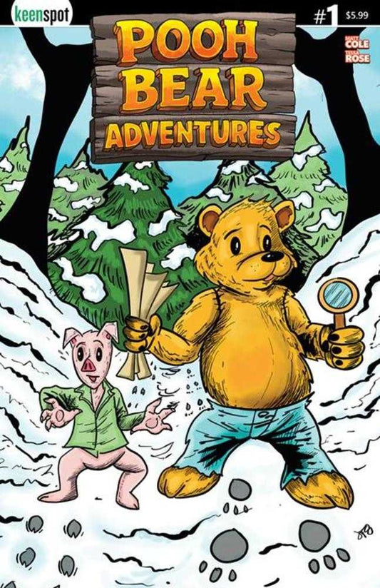Pooh Bear Adventures 1 Cover C Jason Turner (Bagged With Trading Card) - Cadets Toys & Comics