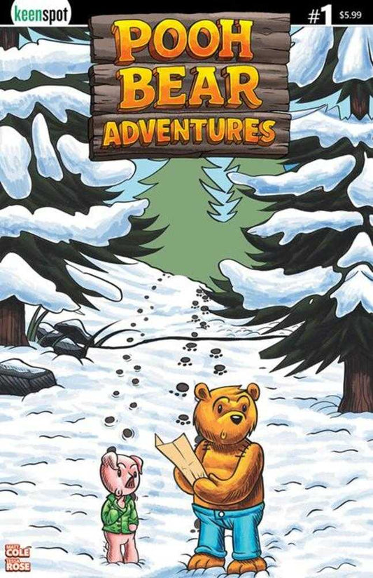 Pooh Bear Adventures 1 Cover D Jose Chirinos (Bagged With Trading Card) - Cadets Toys & Comics