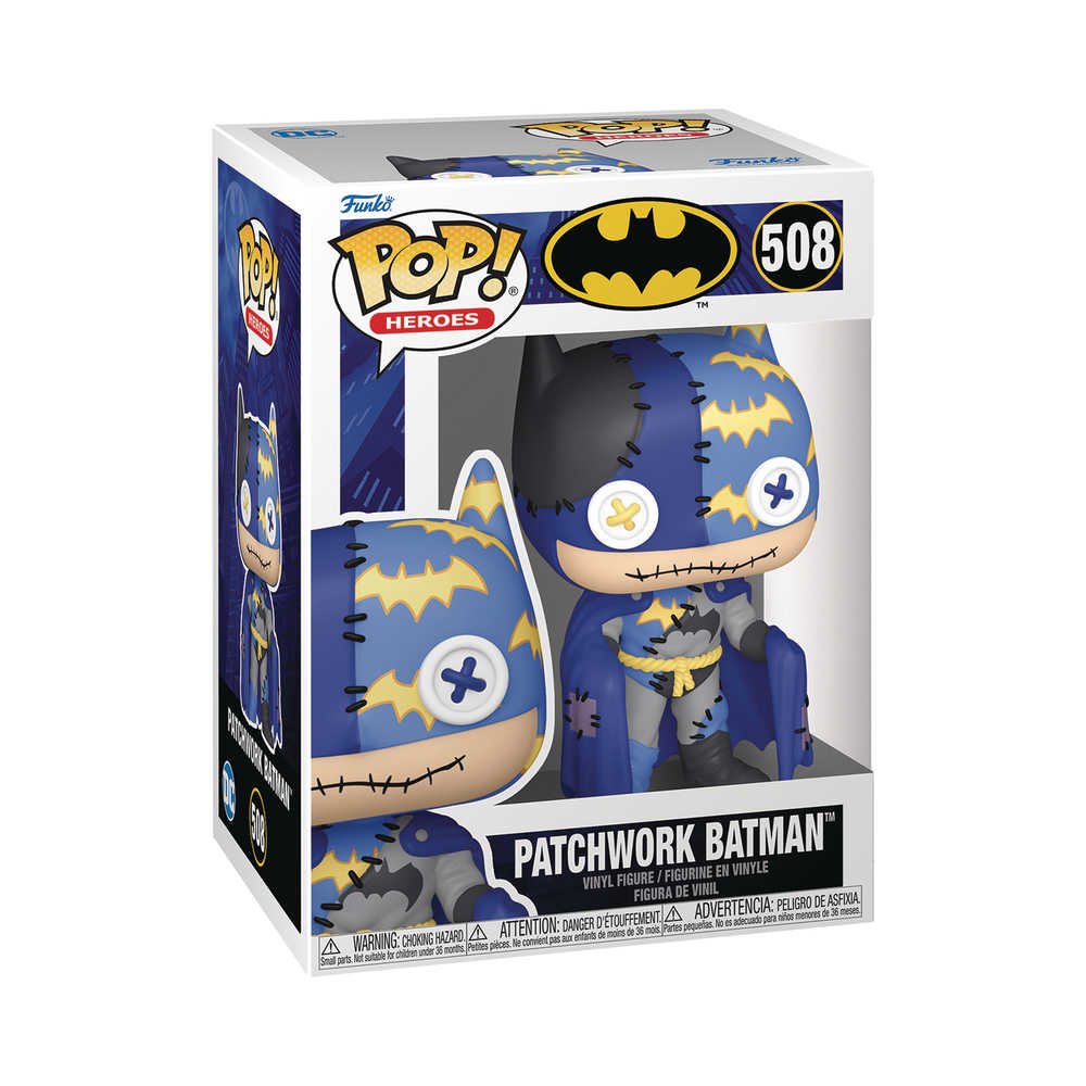 Pop Animation Patchwork Batman Vinyl Figure - Cadets Toys & Comics