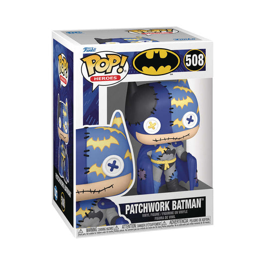 Pop Animation Patchwork Batman Vinyl Figure - Cadets Toys & Comics