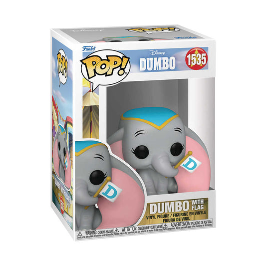 Pop Disney Dumbo Dumbo W Flag Figure - Cadets Toys & Comics