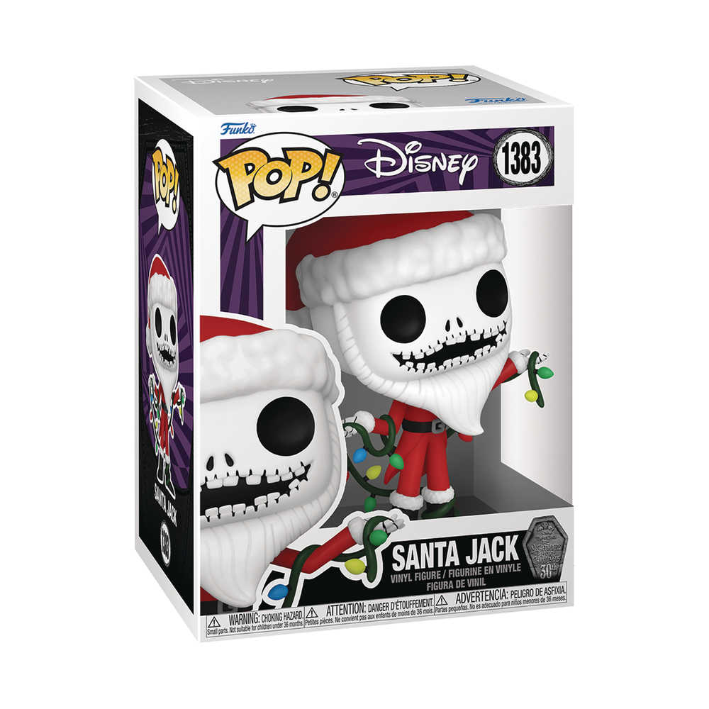 Pop Disney Nbx 30th Santa Jack Vinyl Figure - Cadets Toys & Comics