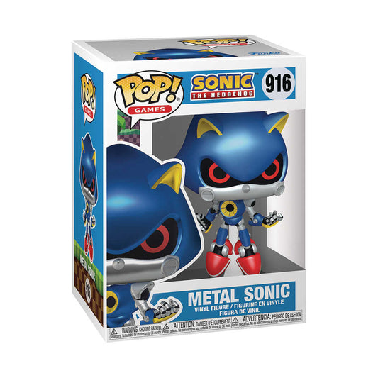Pop Games Sonic Metal Sonic Vinyl Figure - Cadets Toys & Comics