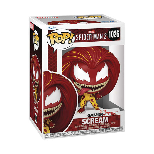 Pop Games Spider Man 2 Vg Scream Vinyl Figure - Cadets Toys & Comics