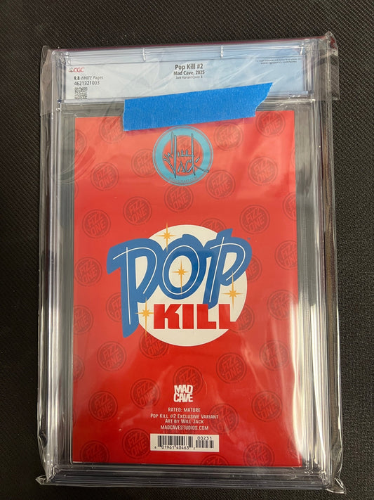 Pop Kill 2 - Will Jack Webstore Skirt Pop Virgin Variant - CGC 9.8 - Cadets Toys & Comics
