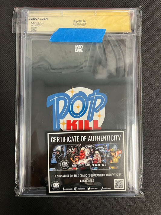 Pop Kill 4 - Will Jack Webstore Vampirella 672 Homage - Virgin Cover B Sexy - CGC 9.8 - Cadets Toys & Comics