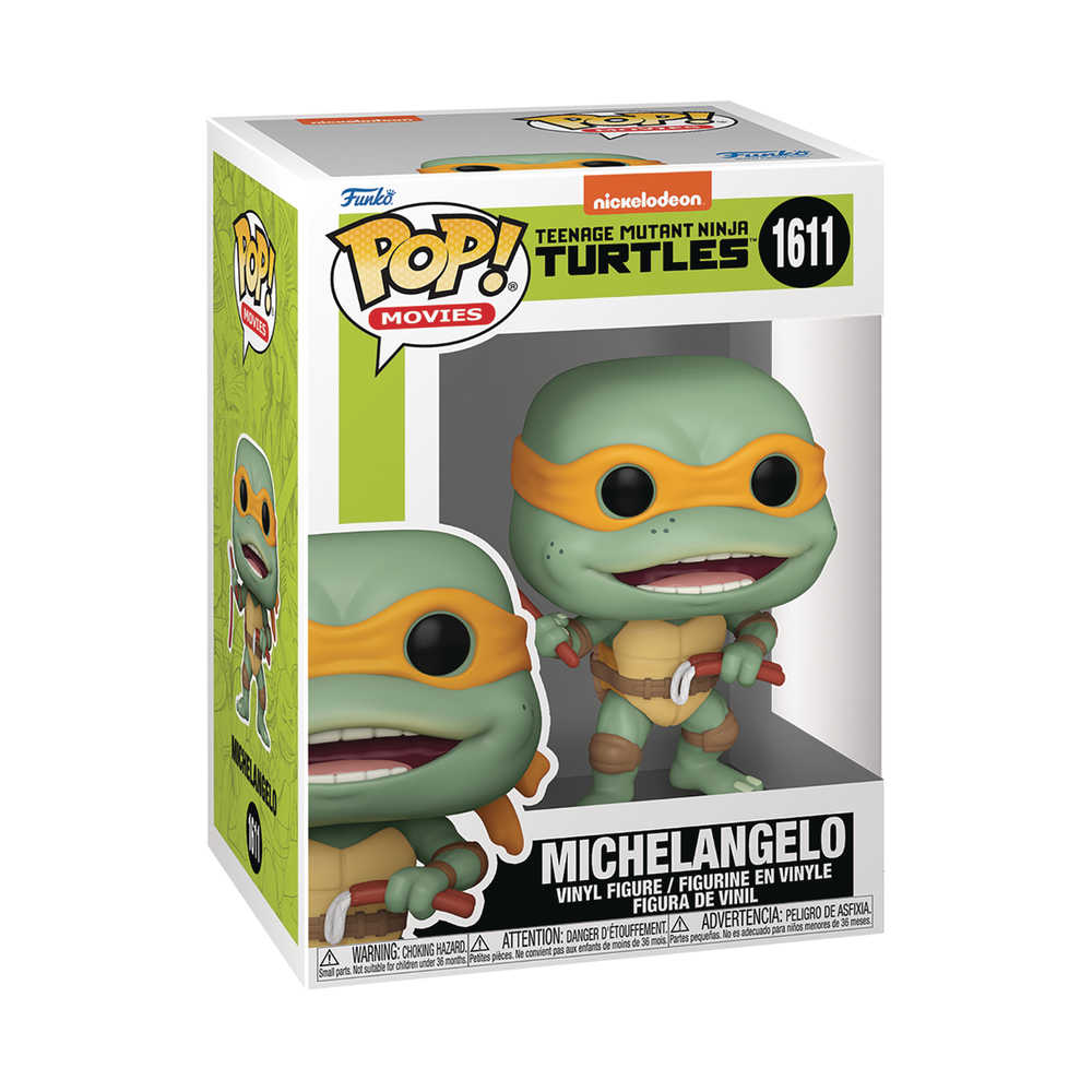 Pop Movies Teenage Mutant Ninja Turtles Michelangelo Sausage Link Nunchucks Vinyl Figure - Cadets Toys & Comics