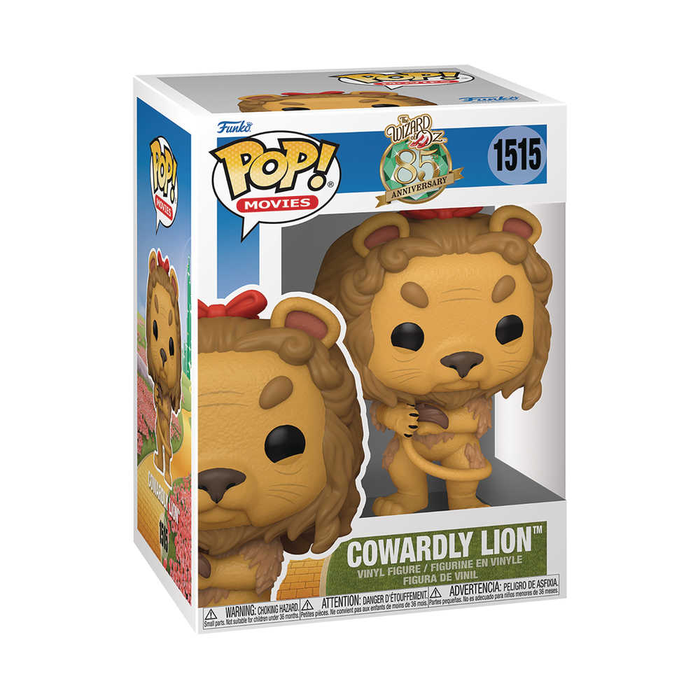 Pop Movies Wizard Of Oz Cowardly Lion W Ch Fl Vinyl Figure - Cadets Toys & Comics