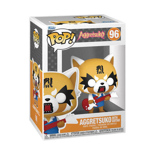 Pop Sanrio Aggretsuko W Guitar Figure - Cadets Toys & Comics