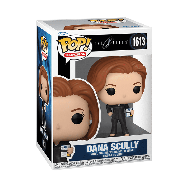 Funko Pop! Dana Scully figurine in box.