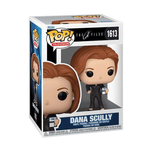 Funko Pop! Dana Scully figurine in box.