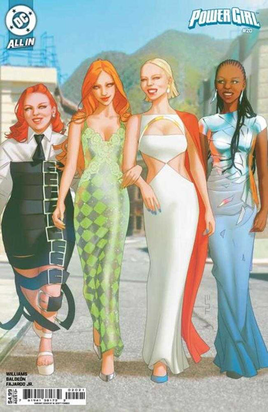 Power Girl 20 Cover B W Scott Forbes Card Stock Variant - Cadets Toys & Comics