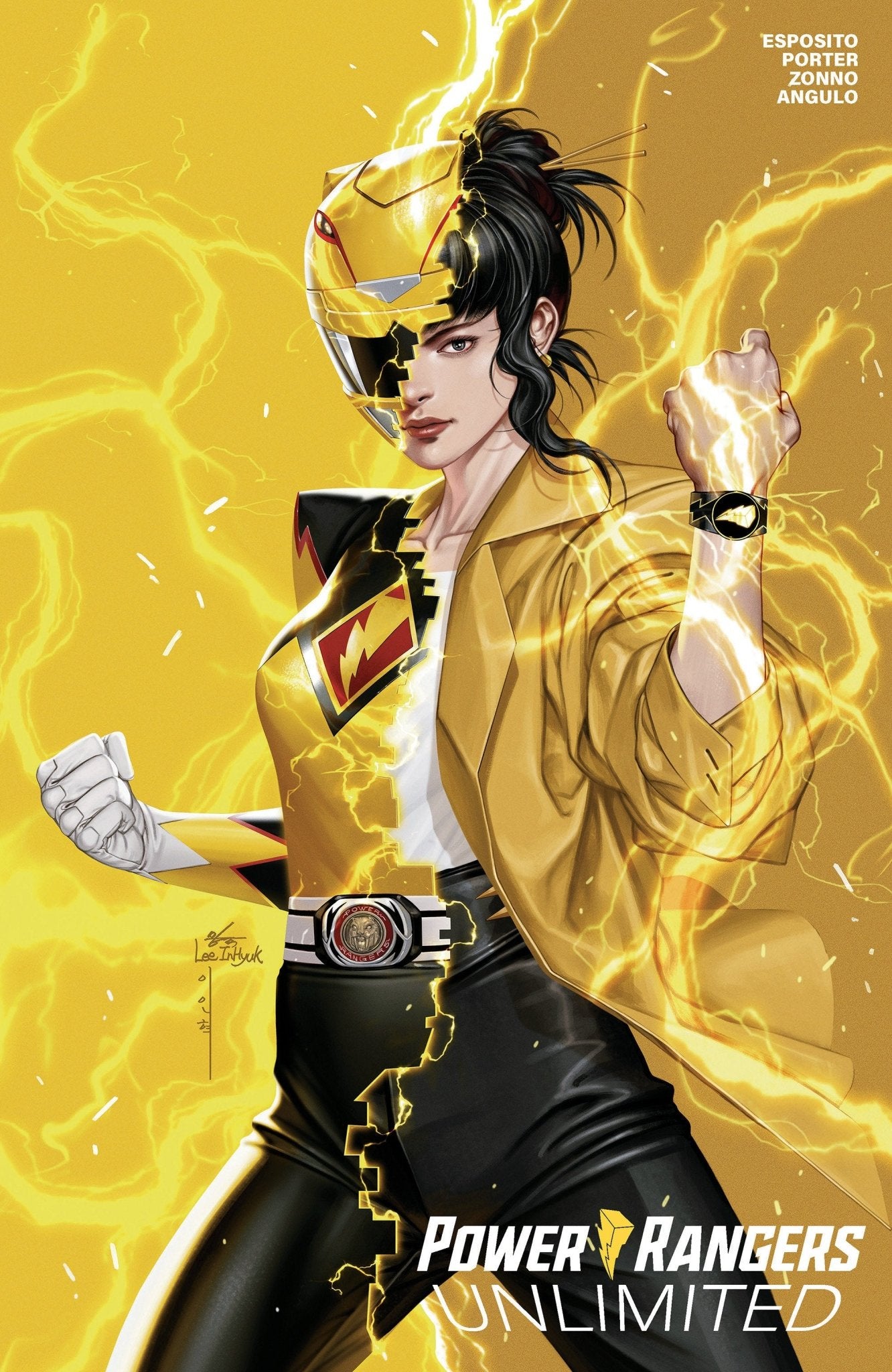Power Rangers Unlimited 1 K Foc Reveal Variant (Dressed, Lee) - Cadets Toys & Comics