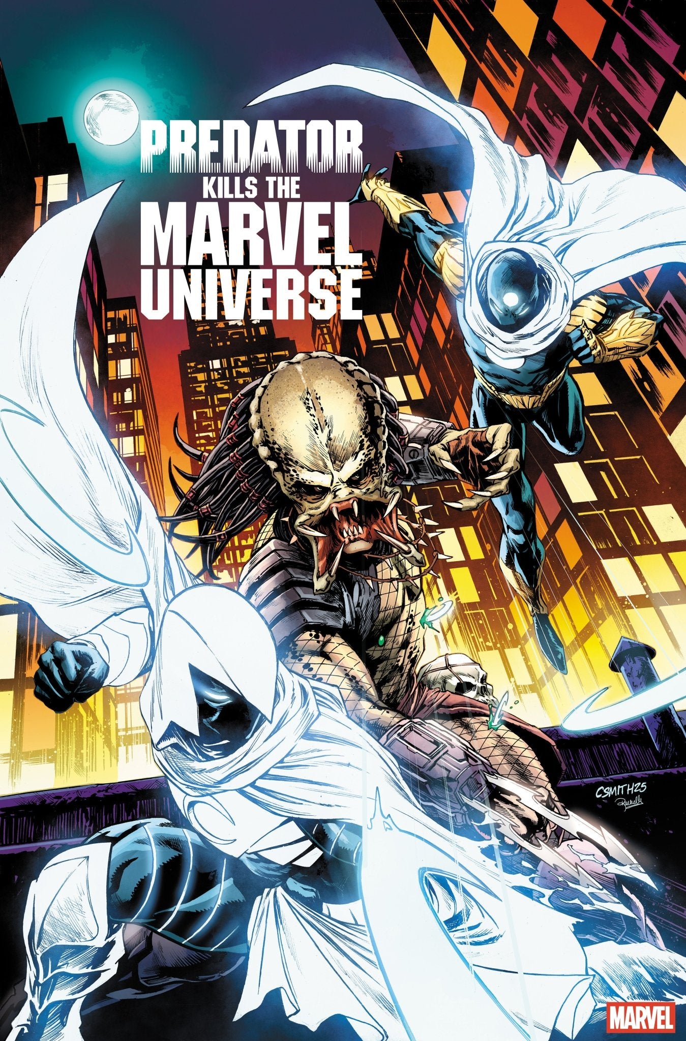 Depredador mata al Universo Marvel #1 Cory Smith Cazando a los cazadores (Variante)