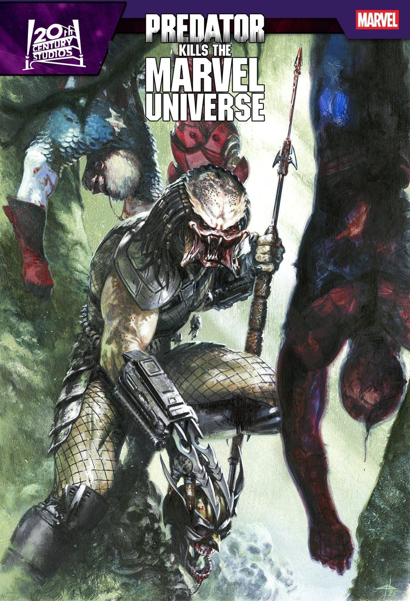 Predator mata al Universo Marvel #1 Variante de Gabriele Dell'Otto