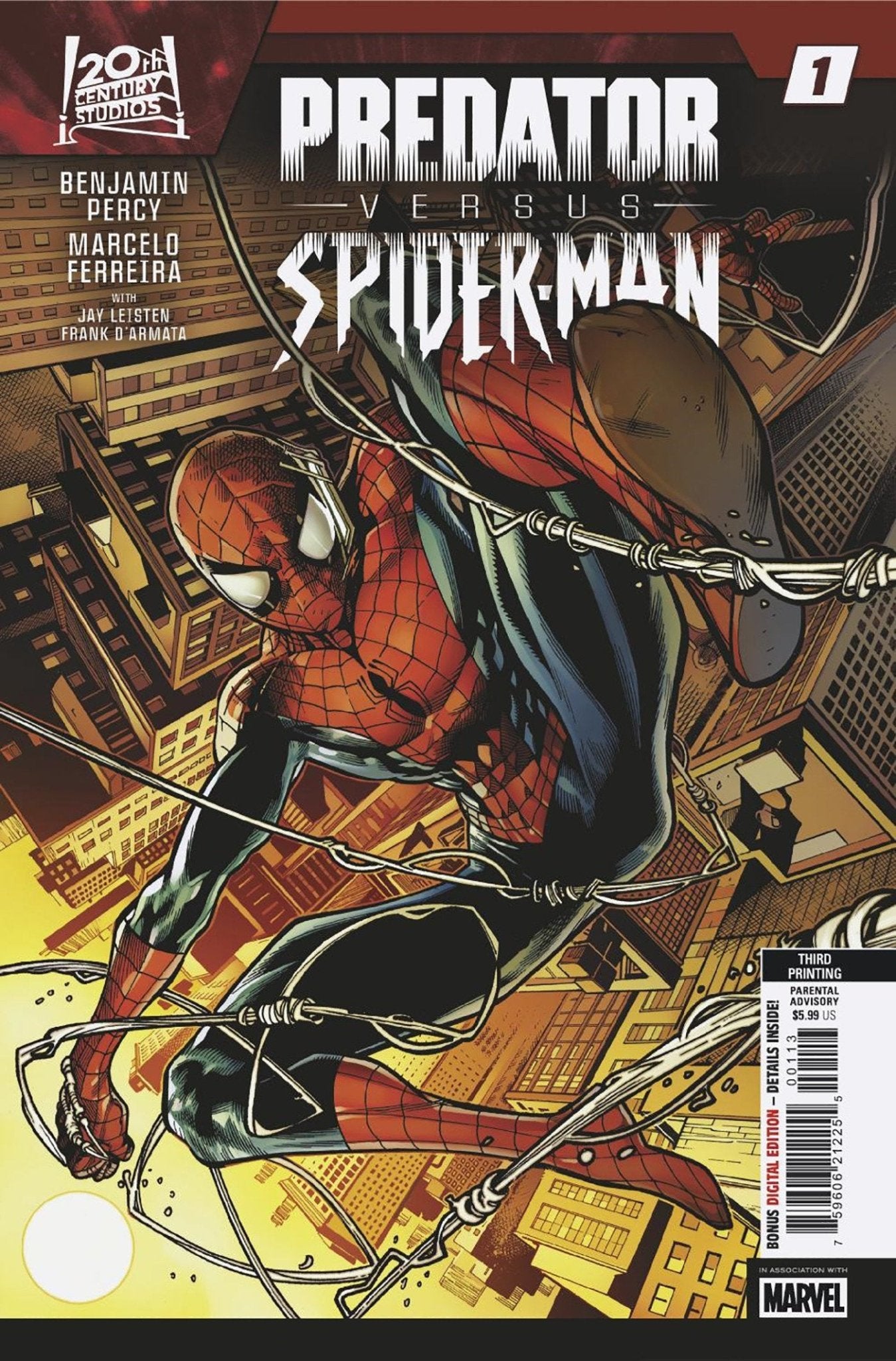 Predator vs. Spider-Man #1 Marcelo Ferreira 3.ª edición variante
