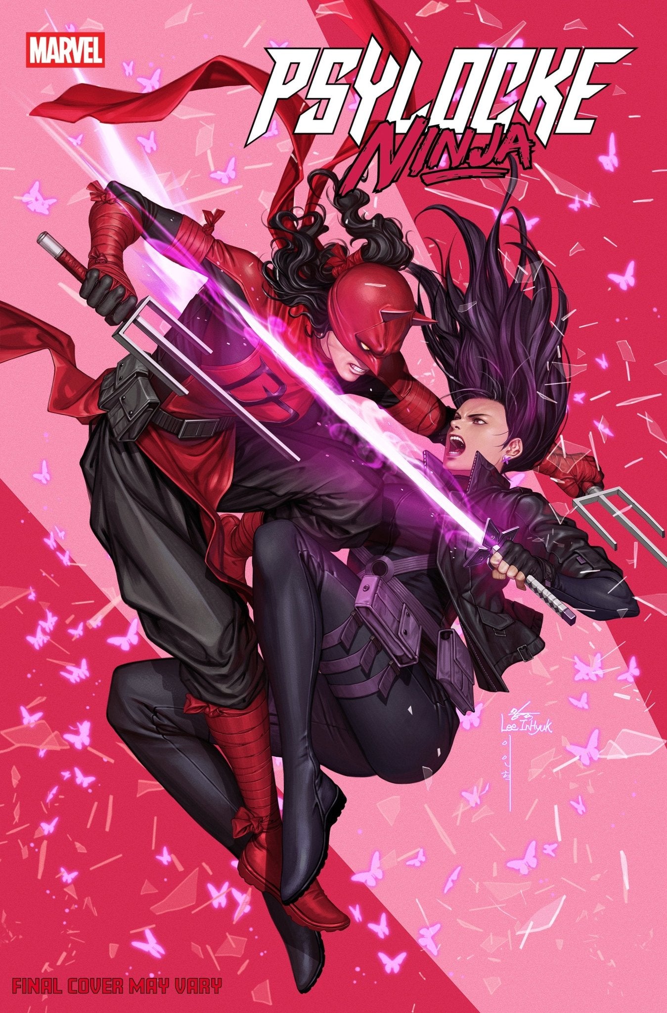 Psylocke: Ninja 3 Inhyuk Lee Versus Elektra Variant - Cadets Toys & Comics