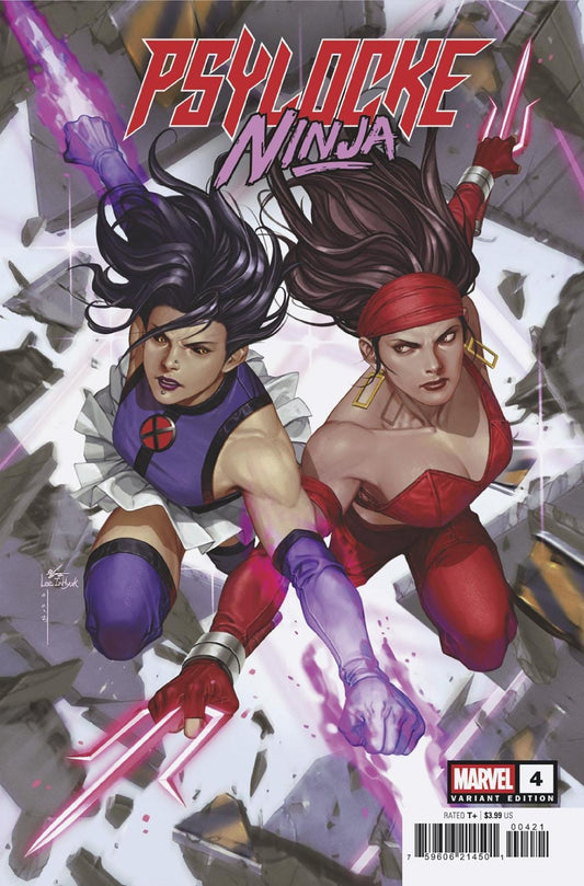 Psylocke: Ninja 4 Inhyuk Lee Versus Elektra Variant - Cadets Toys & Comics