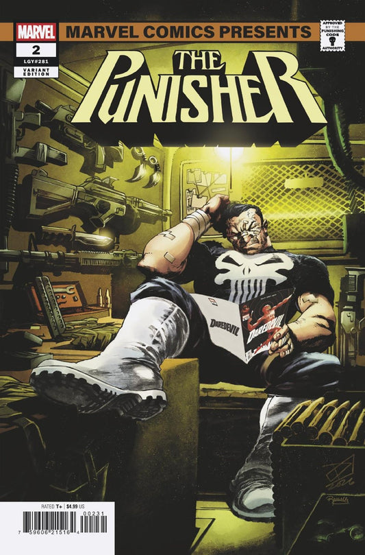 Punisher 2 Devmalya Praminik Marvel Comics Presents Variant - Cadets Toys & Comics