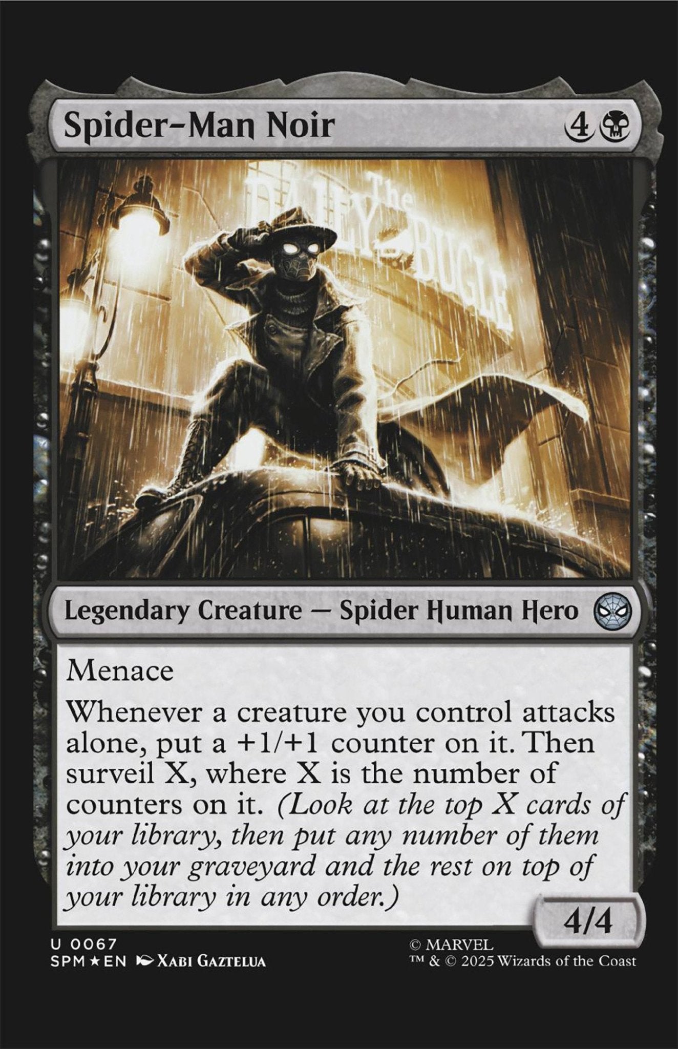 Punisher 4 Xabi Gaztelua Magic: The Gathering Variant - Cadets Toys & Comics