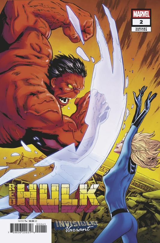 Red Hulk 2 Greg Land Invisible! Variant [Doom] - Cadets Toys & Comics