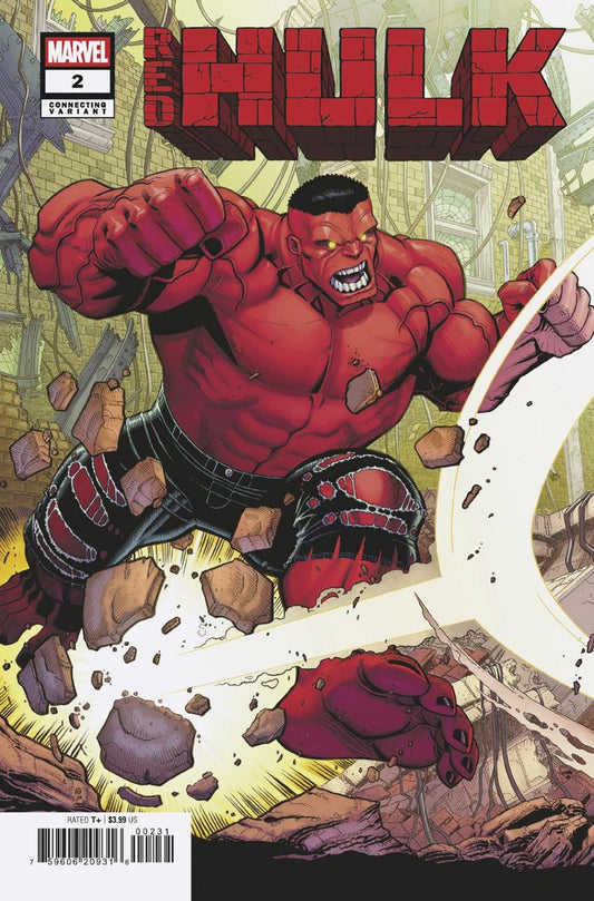 Red Hulk 2 Nick Bradshaw Red Hulk Connecting Variant [Doom] - Cadets Toys & Comics
