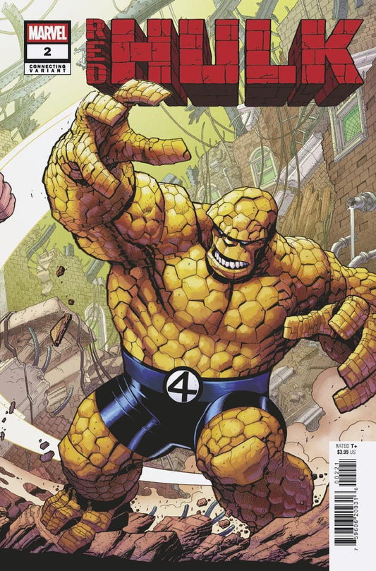 Red Hulk 2 Nick Bradshaw Thing Connecting Variant [Doom] - Cadets Toys & Comics