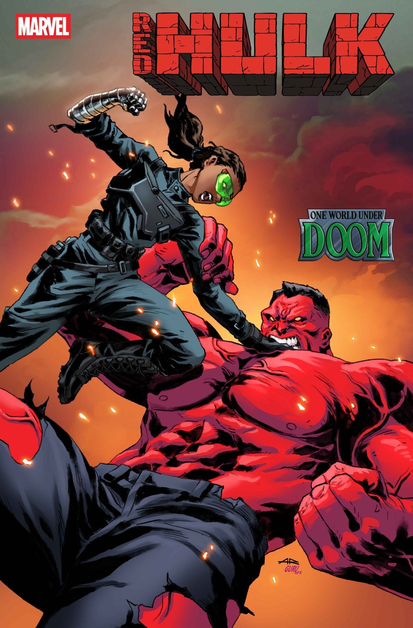 Hulk Rojo #8 Variante Anand Ramcheron [Doom]