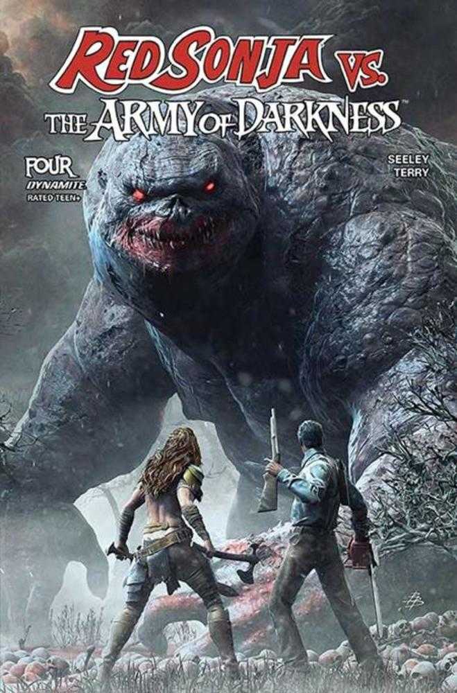 Red Sonja contra Aod #4 Portada A Bjorn Barends