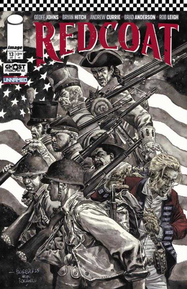 Redcoat #13 Portada B Variante de Duncan Fegredo