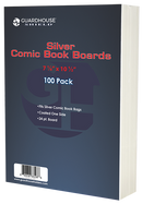 Silver Wide Comic Book Boards (7 1/8 x 10 1/2) - 100 Pack