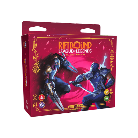 Riftbound: Vendetta - Showdown Decks - Zed vs Shen Display - Cadets Toys & Comics