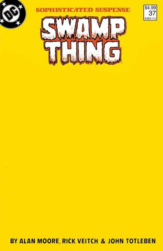 Saga Of The Swamp Thing 37 Facsimile Edition Cover E Blank Card Stock Variant (Mature) - Cadets Toys & Comics