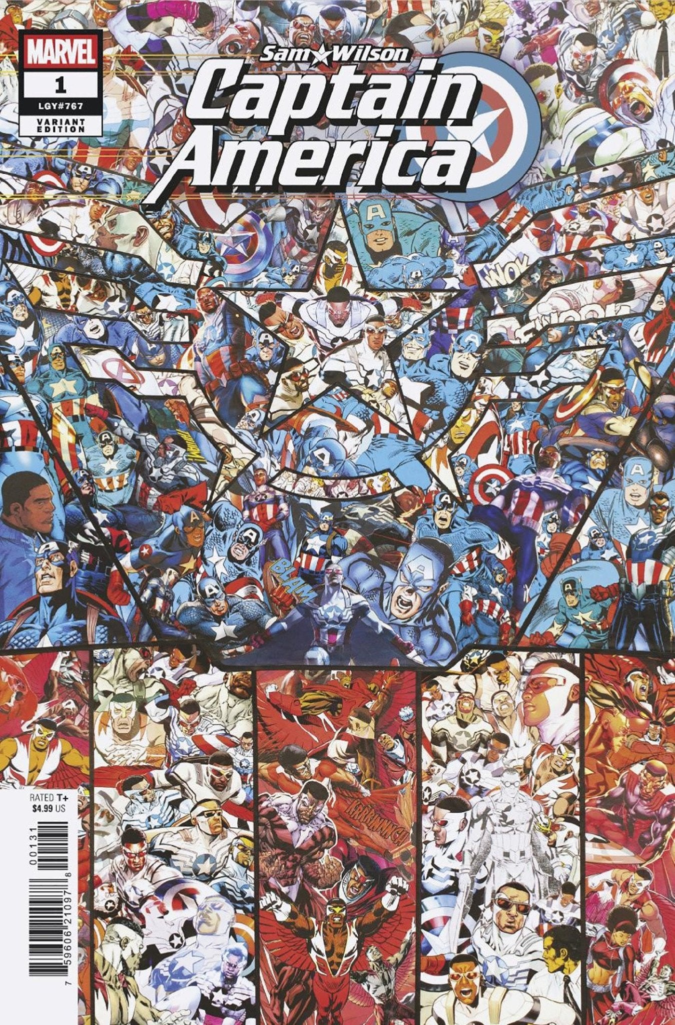 Sam Wilson, Captain America 1 Mister Garcin Variant - Cadets Toys & Comics