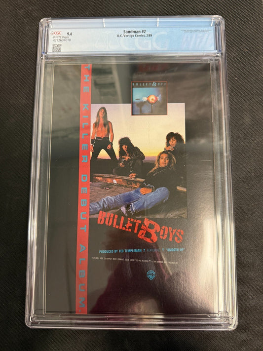 Sandman #2 (DC Comics February 1989)- CGC 9.6