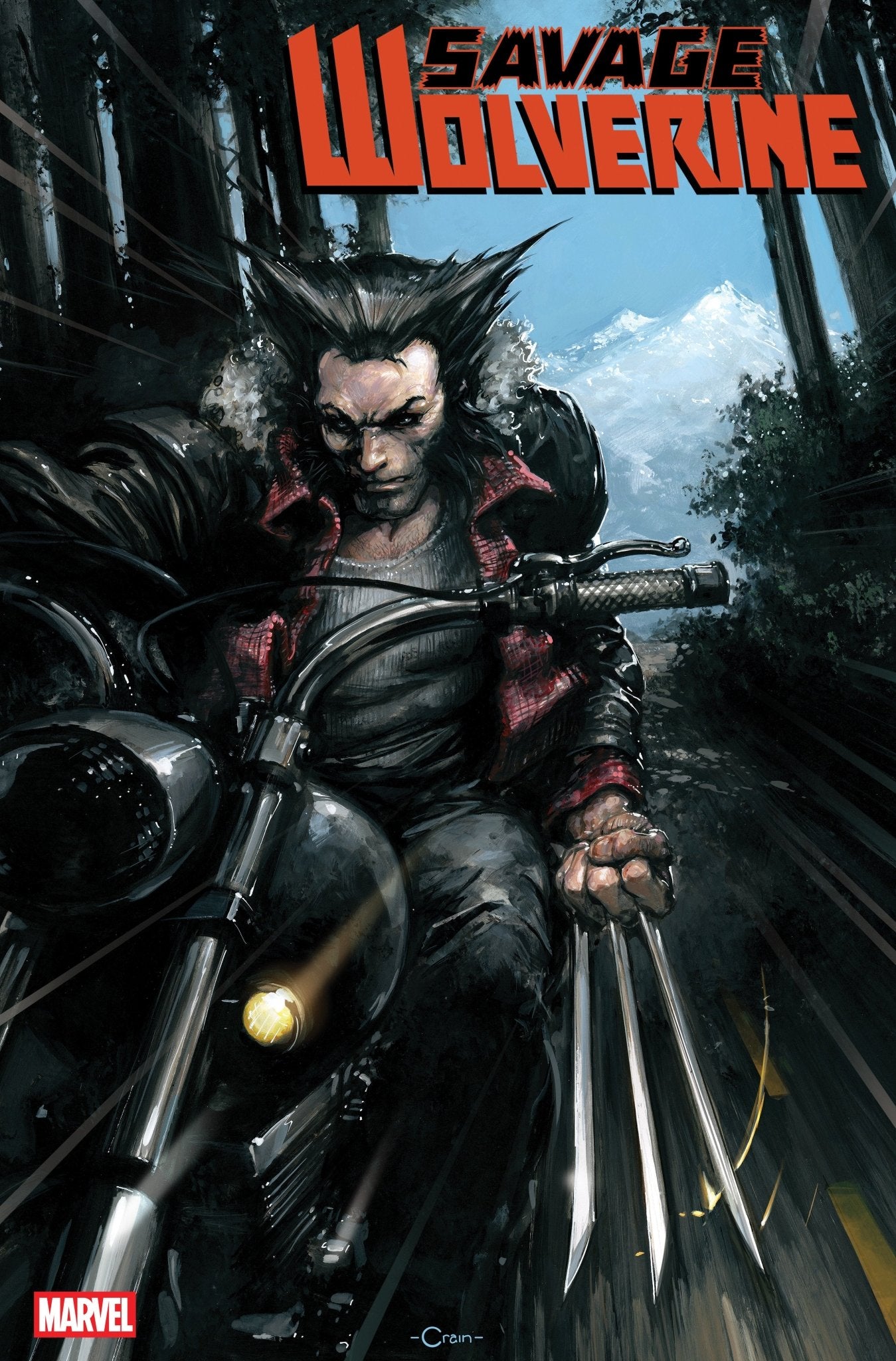 Lobezno Salvaje n.º 1 Variante de Clayton Crain