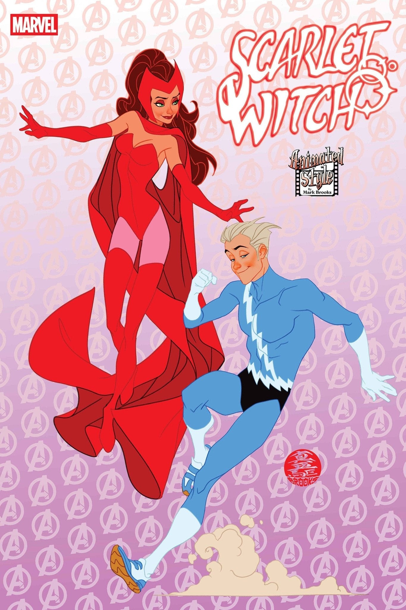 Scarlet Witch 9 Mark Brooks Animated - Style Variant - Cadets Toys & Comics