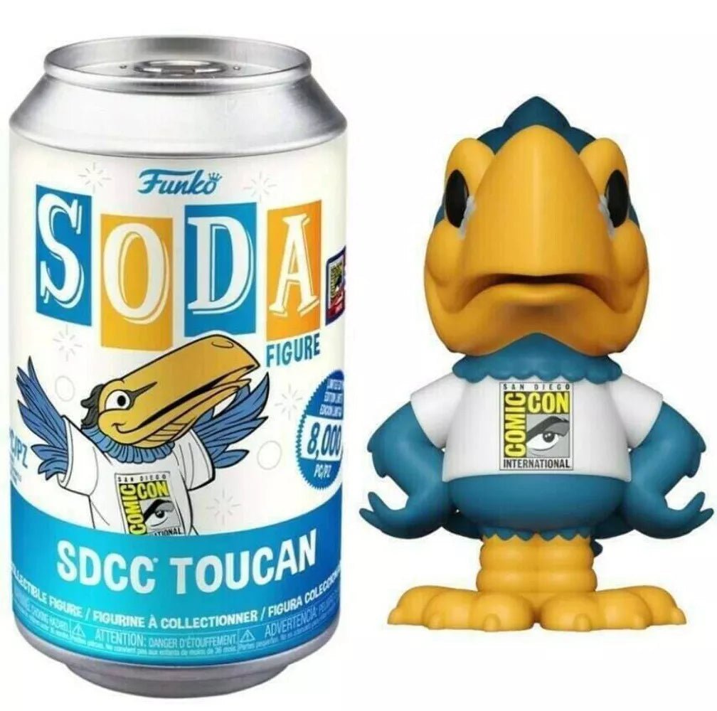 SDCC Toucan Exclusive Funko Vinyl Soda 2021 Fall (Sealed) - Cadets Toys & Comics