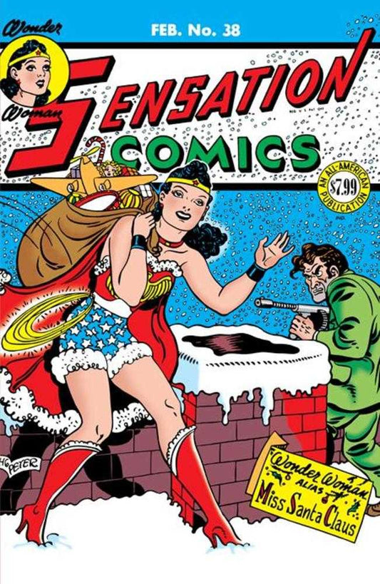 Sensation Comics 38 Facsimile Edition Cover B Harry G Peter Foil Variant - Cadets Toys & Comics