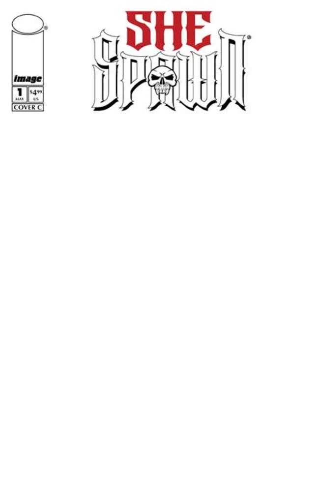 She Spawn 1 (Of 5) Cover C Blank Sketch Variant - Cadets Toys & Comics