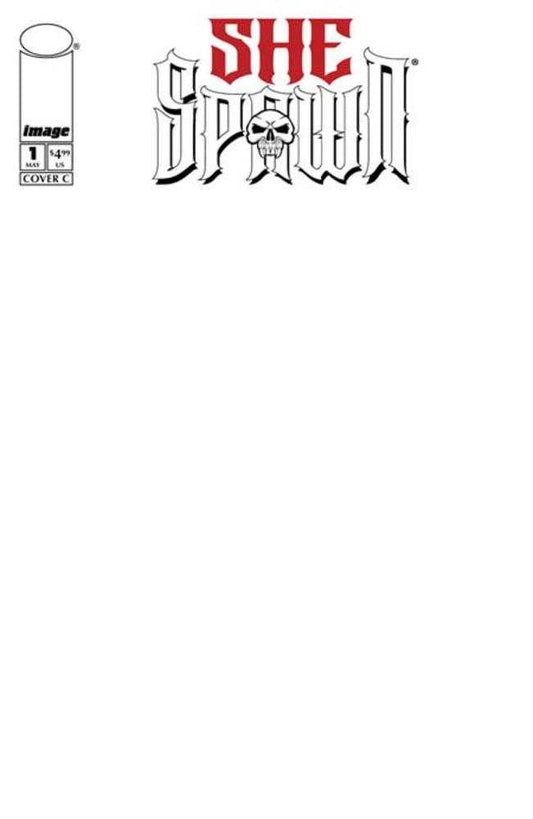 She Spawn 1 (Of 5) Cover C Blank Sketch Variant - Cadets Toys & Comics