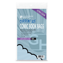 Bolsa protectora para cómics actuales (tamaño estándar) - 6 7/8" x 10 1/2", transparente, 6 7/8" x 10 1/2" + 1 3/4" de solapa