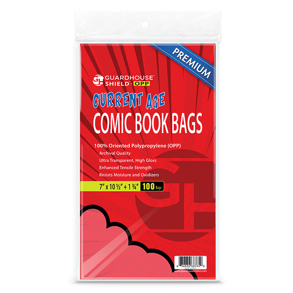 Bolsas Shield OPP para cómics - Bolsas premium OPP para cómics