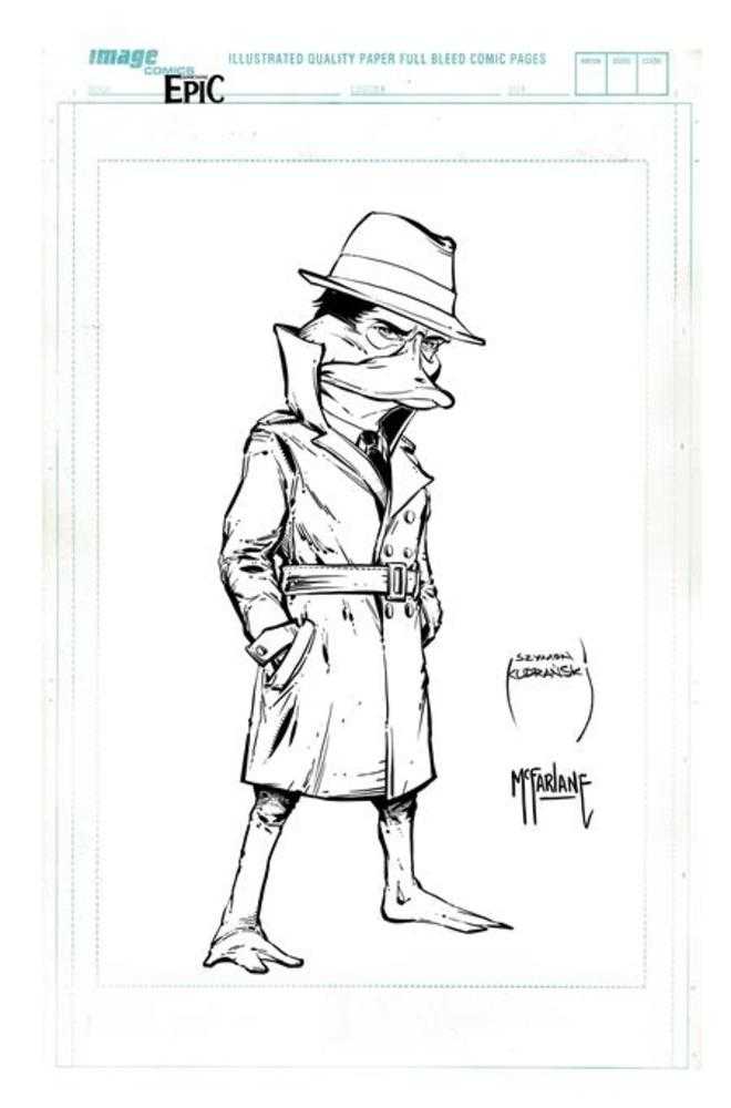 Something Epic 13 Cover B Szymon Kudranski & Todd McFarlane Raw Art Variant - Cadets Toys & Comics