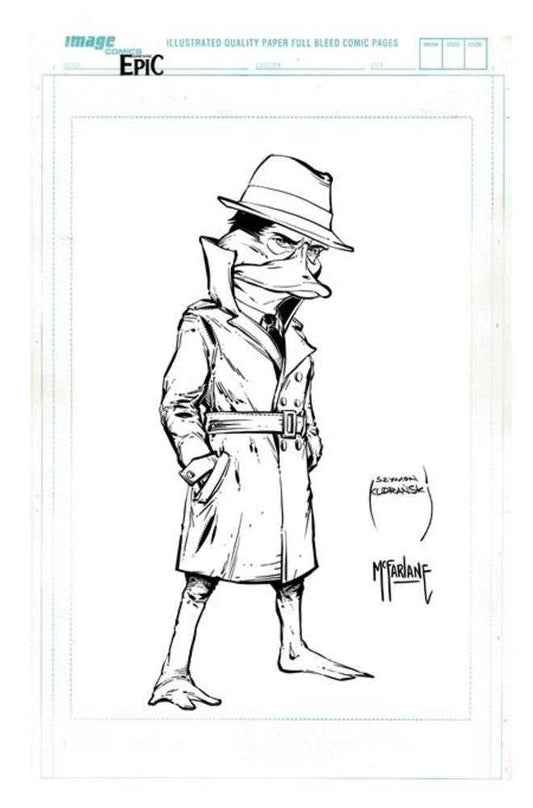 Something Epic 13 Cover B Szymon Kudranski & Todd McFarlane Raw Art Variant - Cadets Toys & Comics