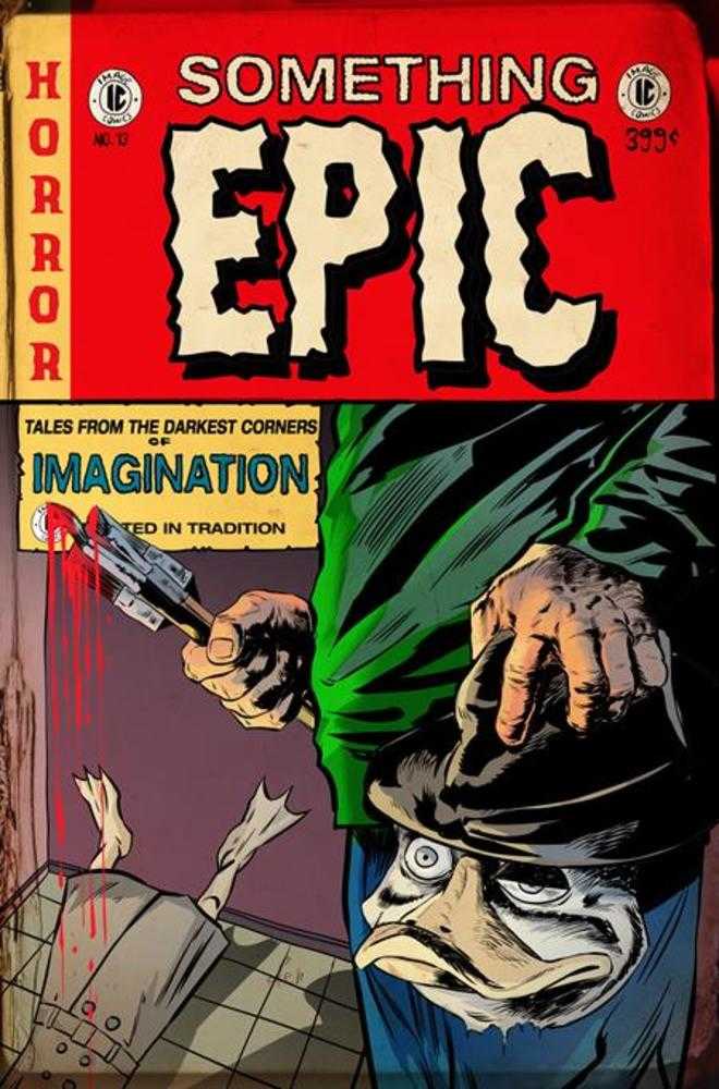 Something Epic 13 Cover D Szymon Kudranski EC Horror Homage Variant - Cadets Toys & Comics