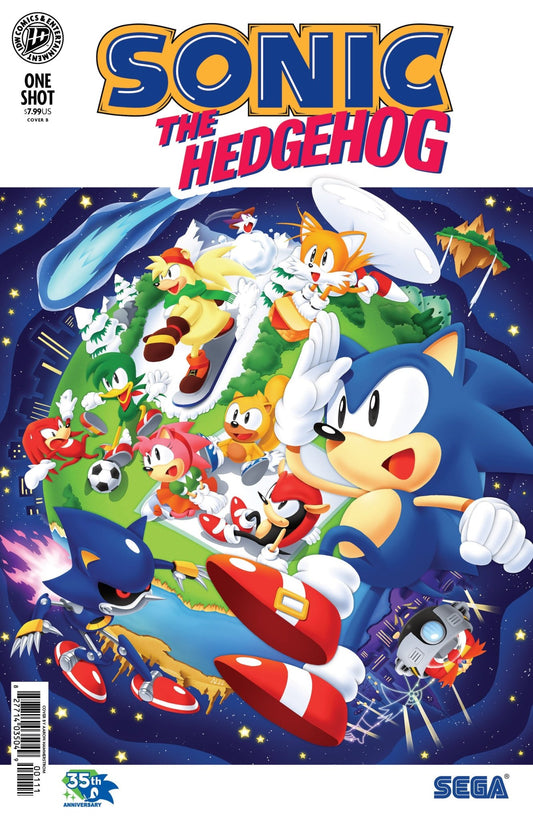Sonic The Hedgehog: 35th Anniversary Special Variant B (Hammerstrom) - Cadets Toys & Comics
