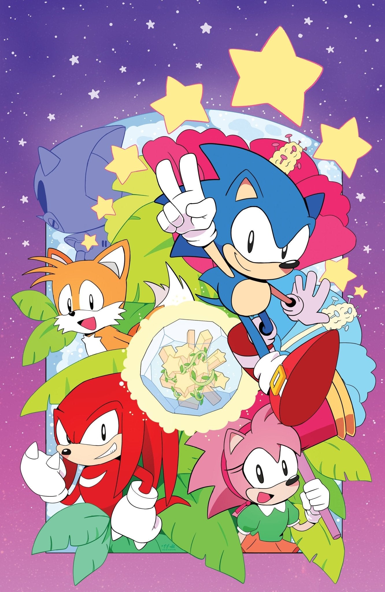Sonic The Hedgehog: 35th Anniversary Special Variant C Foil (Ata Full Art) - Cadets Toys & Comics
