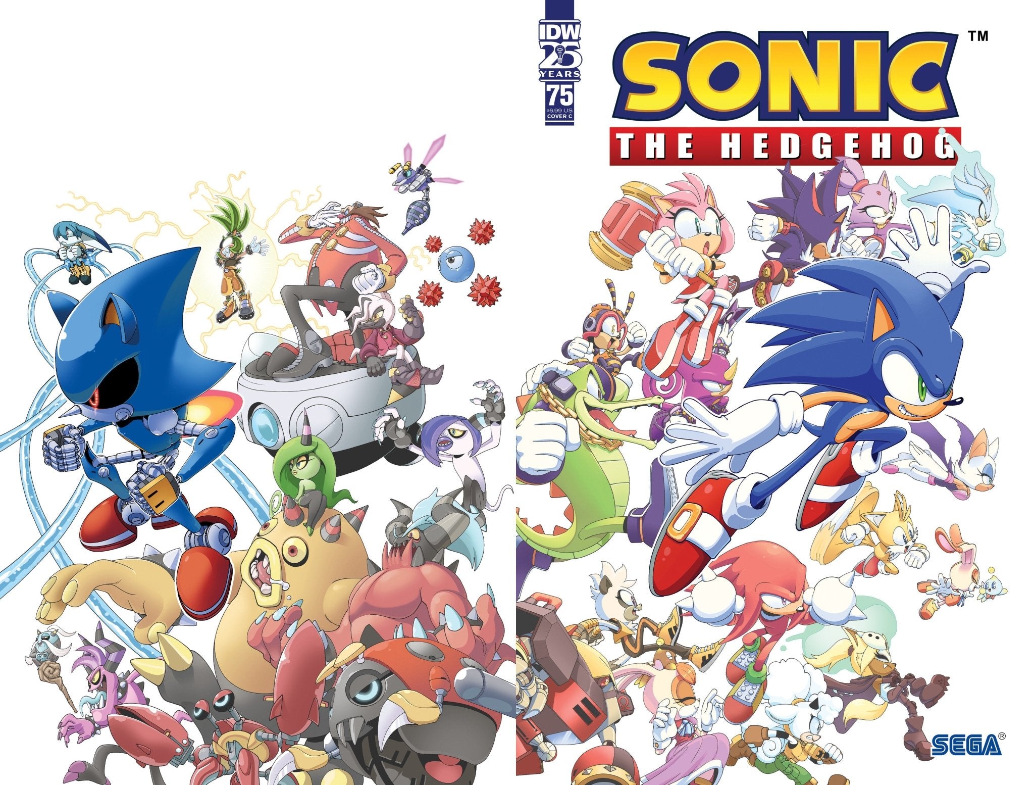 Sonic The Hedgehog 75 Variant C (Thomas) - Cadets Toys & Comics