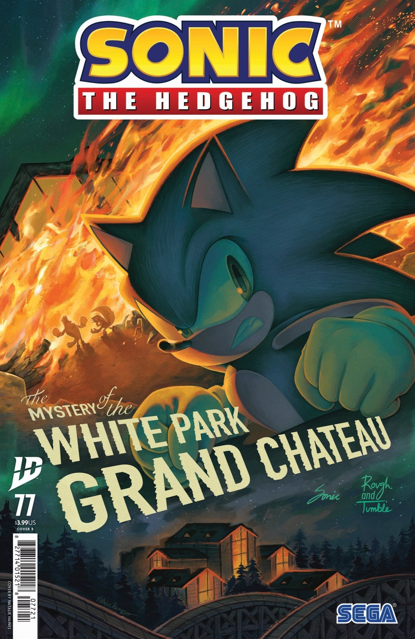 Sonic The Hedgehog 77 Cover B Haines - Cadets Toys & Comics